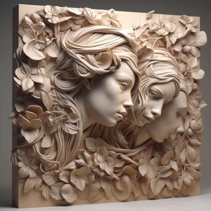 نموذج ثلاثي الأبعاد لآلة CNC 3D Art 